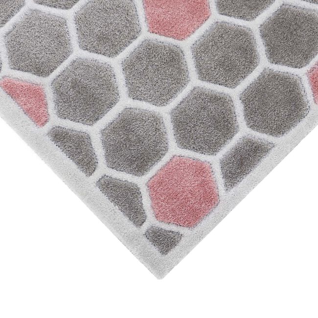 JVL Solemate Handcarved Honeycomb Doormat 57x100cm