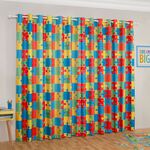 BLACKOUT & THERMAL PUZZLE MULTI 66x90 Curtain