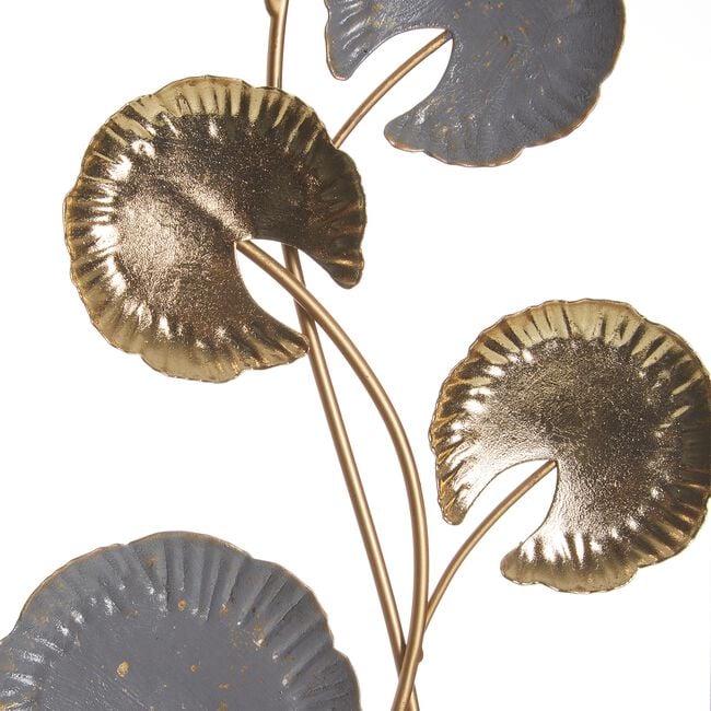 Lily Pad Metal Wall Art 20.3cm x 50.2cm