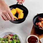 Tower Black Round Foldable Air Fryer Trays -2 Pack