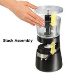 Hamilton Beach Stack & Press Glass Bowl Chopper