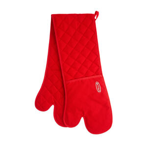 Thermal Resistant Double Oven Glove - Red