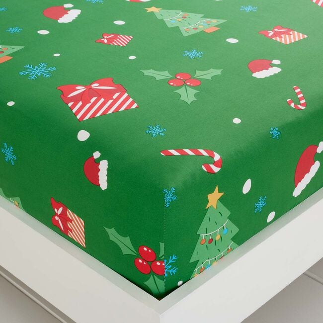 JOLLY CHARACTERS Double Fitted Sheet 