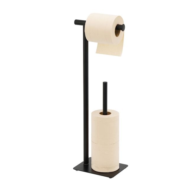 Freestanding Toilet Roll & Spare Paper Holder