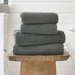DEYONGS ROMEO 450GSM QUIK DRY  CHARCOAL Hand Towel