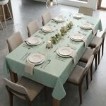 Dotty Duck Egg Oil Tablecloth 160cm x 230cm