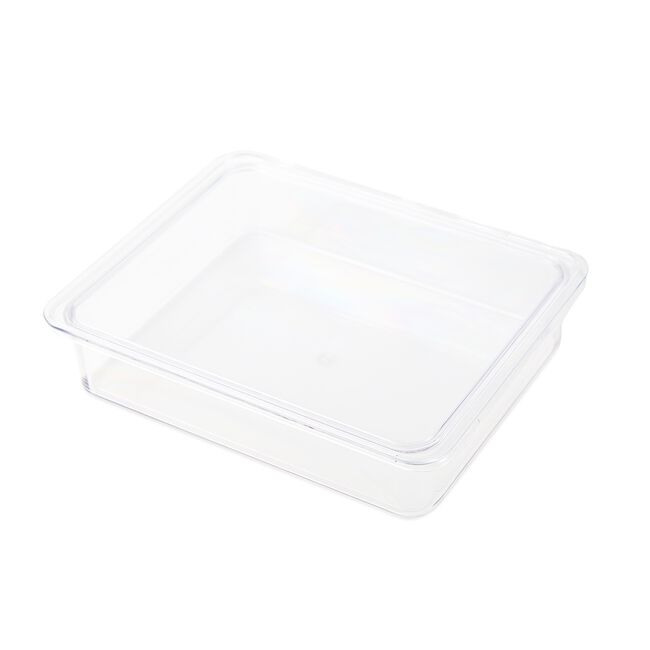 Fridge & Freezer Bin With Lid 22.1x17.2x5cm