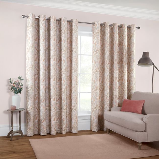 FLORIZEL WOVEN ROSE 66x54 Curtain