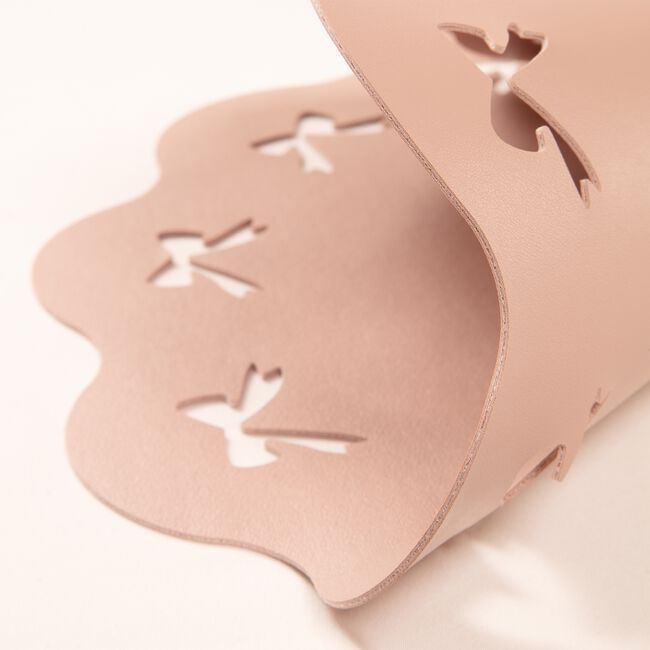 Bows Blush Leather Placemat