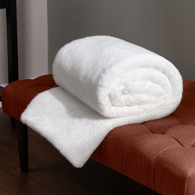 PAOLETTI STANZA WHITE 130X180 Throw