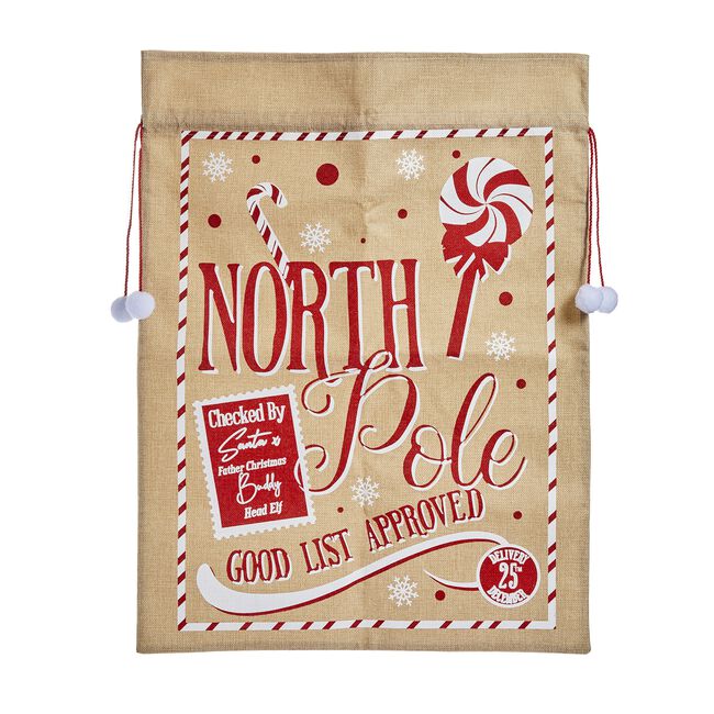 North Pole Gift Sack