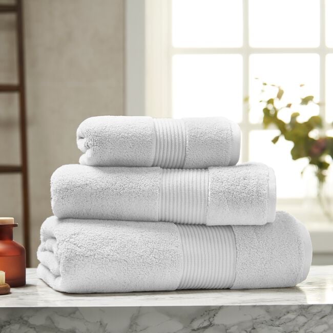 600GSM WESTBURY WHITE 50x90 Hand Towel