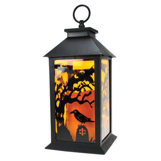 Halloween Lantern with Flameless Candle