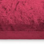Velvet Crush Draught Excluder 22 x 90cm - Red