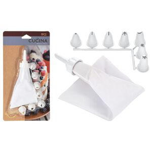 La Cucina Icing Bag with 8 Nozzles