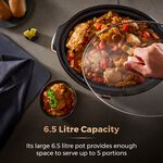 Tower Infinity 6.5L Black & Rose Gold Slow Cooker