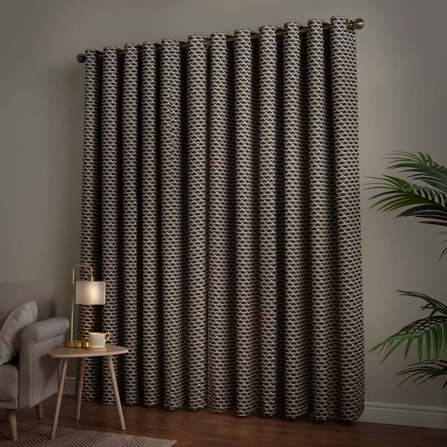 MIDNIGHT MOOD BLACK 66x54 Curtain