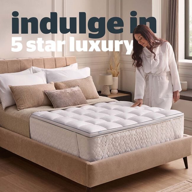 SILENTNIGHT HOTEL COLLECTION 5CM SINGLE Mattress Topper 