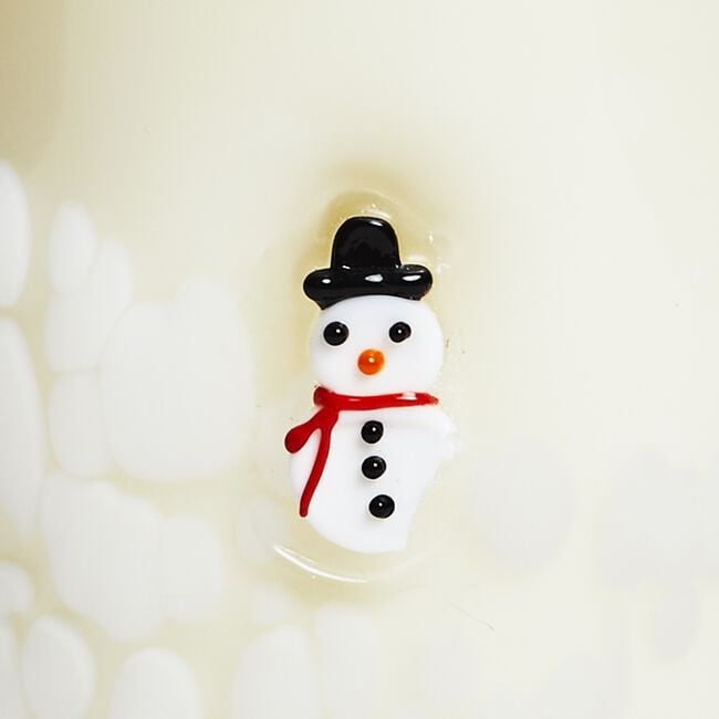 Christmas Snowdrop Candle Jar