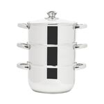 Haden 3 Tier Stainless Steel Steamer 20cm