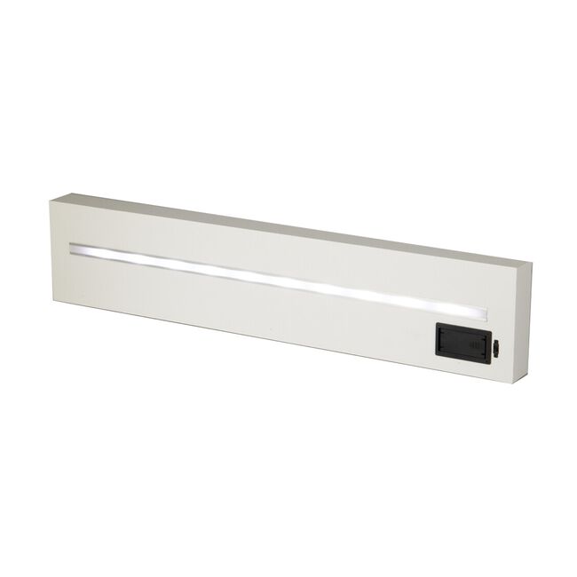 LED BATTERY OPERATED Wall Shelf White