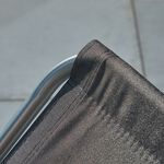 Black Folding Sun Lounger