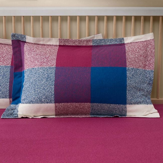 BRUSHED COTTON SIMON BERRY Oxford Pillowcase Pair