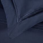 OXFORD PILLOWCASE Double Stitch Navy 500tc
