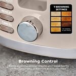 TOWER SOLITAIRE BEIGE 2 Slice Toaster