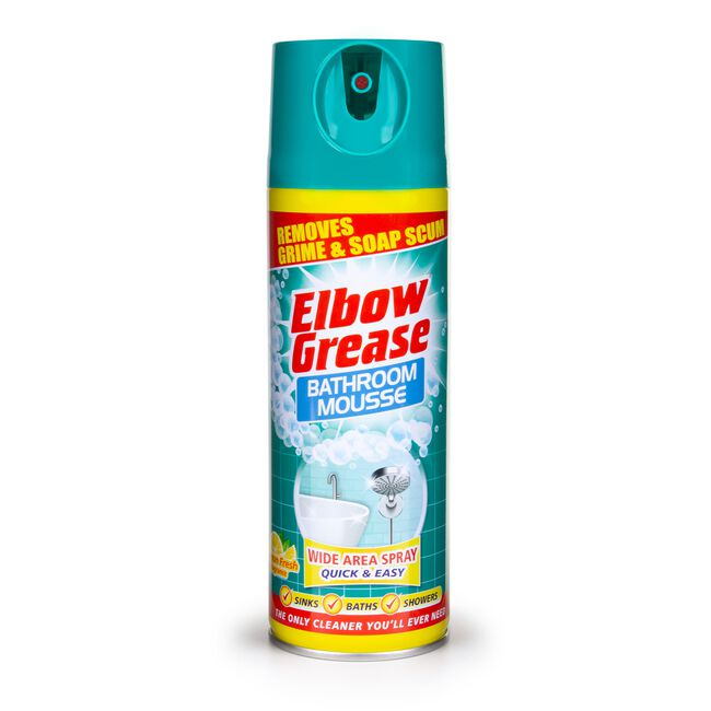 Elbow Grease Bathroom Mousse 400ml Lemon