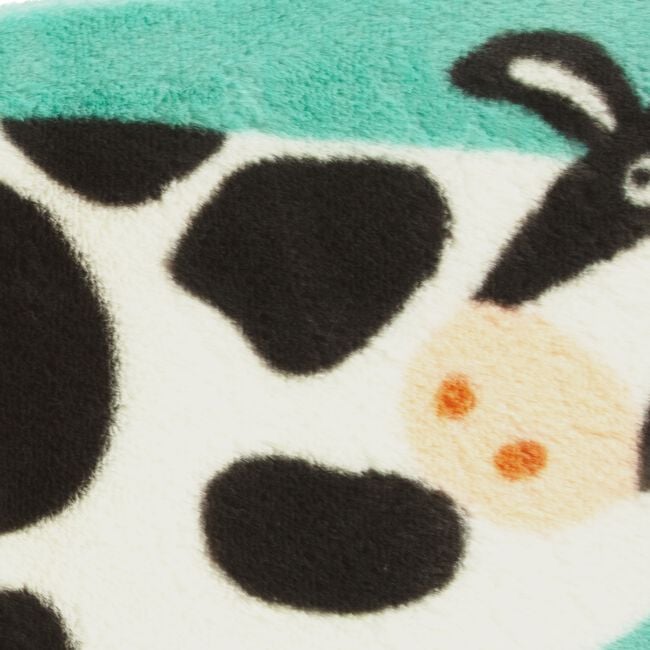 Cow 80cm x 125cm Faux Rabbit Rug