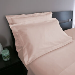 Oxford 500 Threadcount Pillowcase Pair - Blush