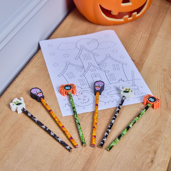 Halloween Pencils - 6 Pack