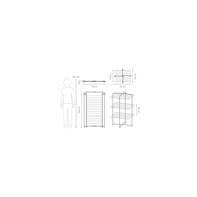 Brabantia Tower Drying Rack - 23m