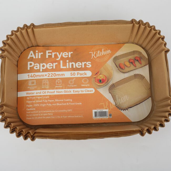 Kitchen Classic 50 Rectangular Air Fryer Liners