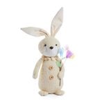 Easter Rabbit Holding Flower