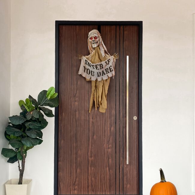 90cm Animated Prisoner Ghoul with Sign 