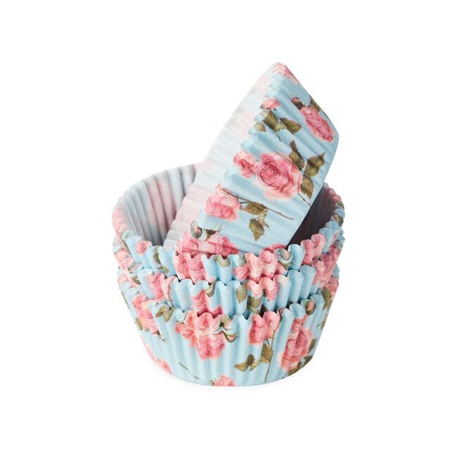Floral Cupcake Cases 100 Pack