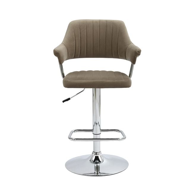 BELMONT Barstool Velvet Taupe