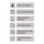 Daewoo 1.2L Steam Station Iron 2400W