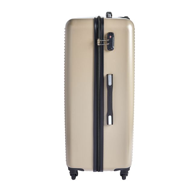 Large Lightweight Hardshell Luggage - Champagne