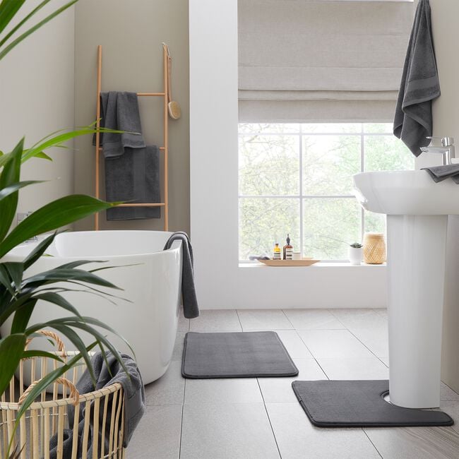 CATHERINE LANSFIELD CHARCOAL ANTIBAC Hand Towel