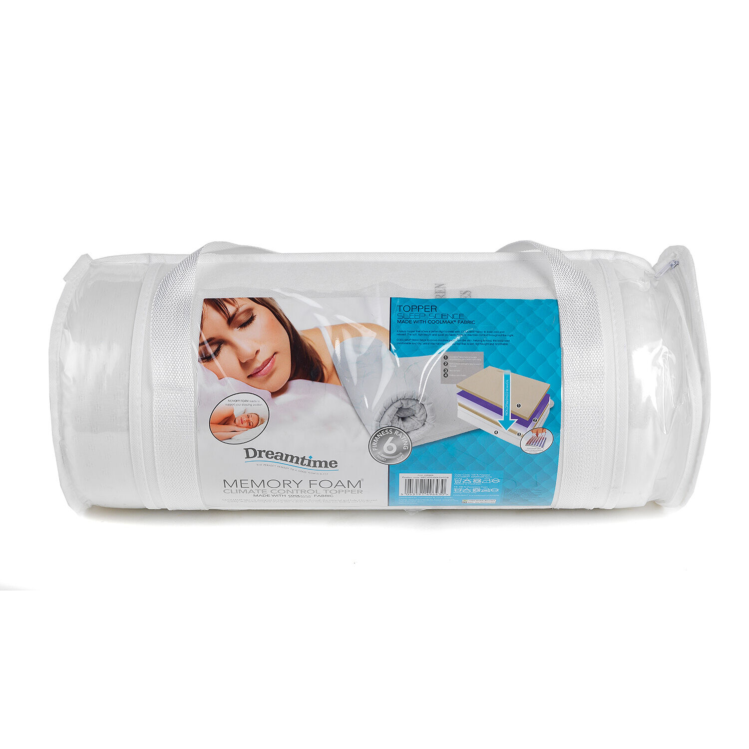 Dreamtime Coolmax Memory Foam Mattress Topper Home Store + More