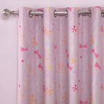 BLACKOUT BOW SKY CITY 66x72 Curtain