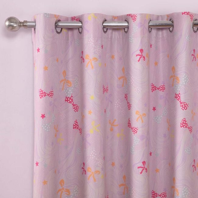 BLACKOUT BOW SKY CITY 66x72 Curtain
