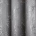 FEATHER SILVER 66x54 curtain 