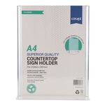 Concept A4 Countertop Columned Sign Holder