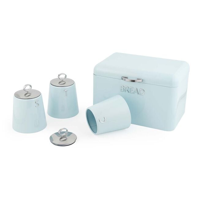 SALTER RETRO BLUE 4 Piece Storage Set