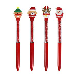 Christmas Glitter Character Pen
