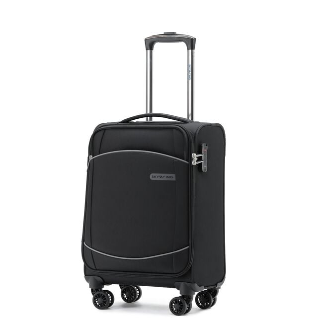 Cabin Bag Lightweight Luggage - Midnight Black